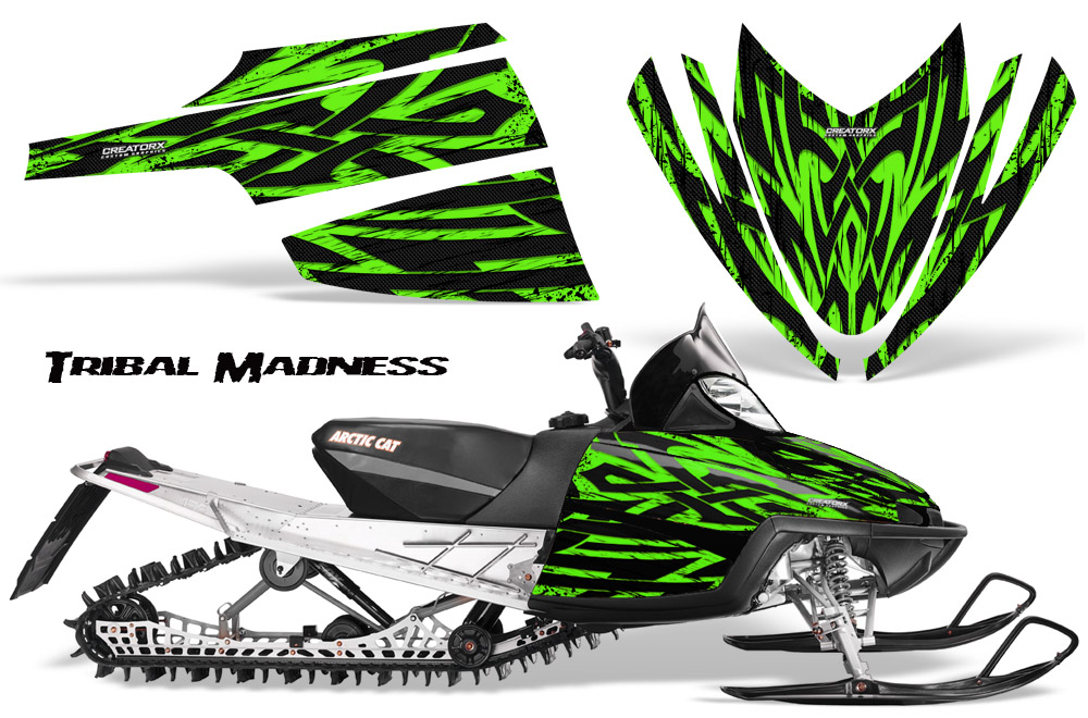 Arctic Cat M Series CrossFire Graphics Kit Tribal Madness Green